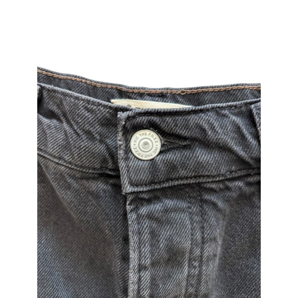 WE THE FREE FREE PEOPLE JAM SESSION RELAXED CAPRI NWT SIZE 27 ROCKSTEADY BLACK - Picture 4 of 10